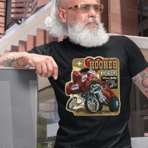 Hooker headers hot rod T shirt 10 Hooker headers hot rod