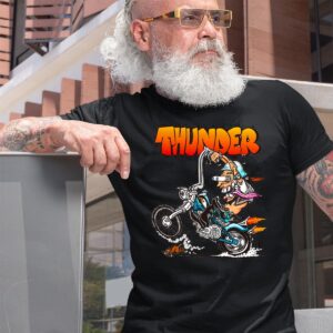 Motorcycle thunder hot rod T shirt 10 Motorcycle thunder hot rod T shirt