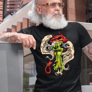 Rat fink arm T shirt 10 Rat fink arm