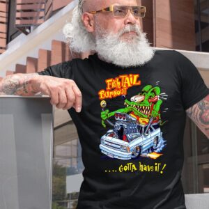 ratfink fish tail burnout T shirt 10 ratfink fish tail burnout T shirt