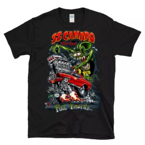 The Unconventional Style of Rat Fink and Hot Rod Culture 3 ratfink ss camaro BlackShirt 1