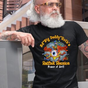 Rat fink Ed roth big daddy hot rod T shirt 10 Rat fink Ed roth big daddy hot rod