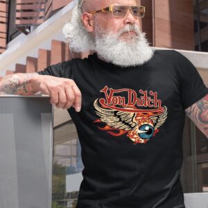 Von Dutch hot rod Flying eyeball T shirt