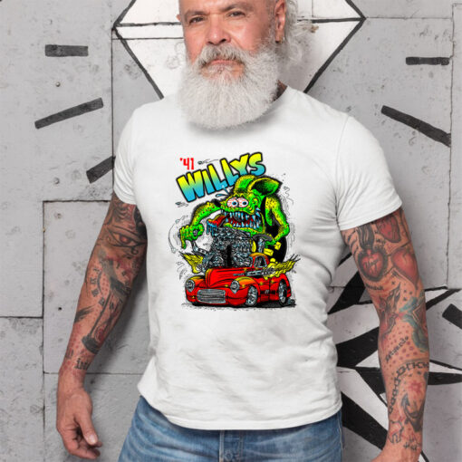 41 willys ratfink White Shirt 2 133912f58c
