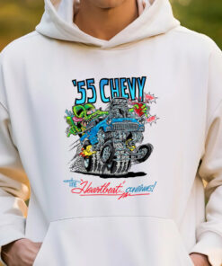 55 chevy the heartbeat continues hoodie 3