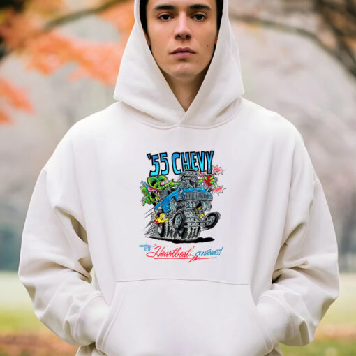 55 chevy the heartbeat continues hoodie 4