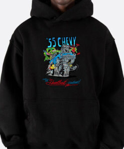 55 chevy the heartbeat continues hoodie 5