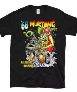 68 mustang rat fink Black Shirt 1 1340377569