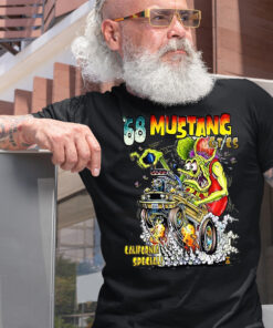 68 mustang rat fink Black Shirt 2 134045601c