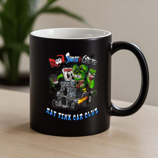 Blood Sweat and grease Mug 4