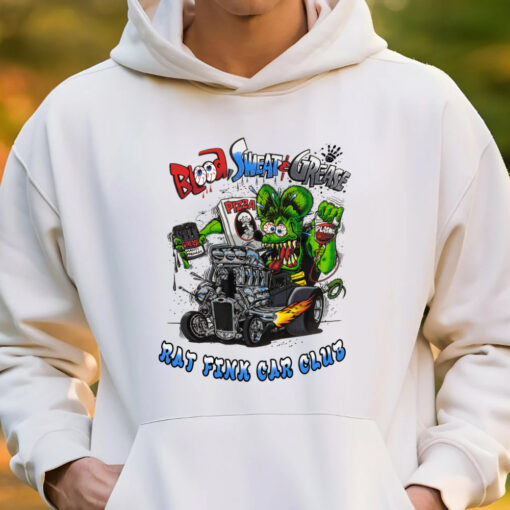 Blood Sweat and grease hoodie 3