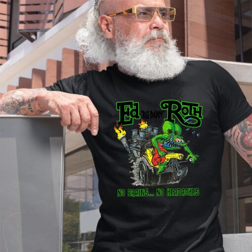 Ed roth no brains no headaches BlackShirt 2 1355058778