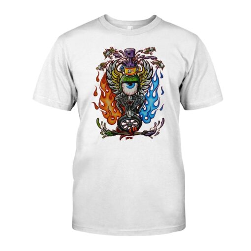 Eyesball hot rod kustom WhiteShirt 1 11466846d2