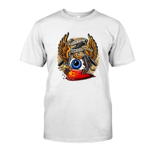 Flying eyeball custom culture WhiteShirt 1