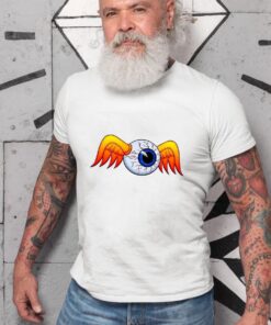 Flying eyes ball hot rod WhiteShirt 2 959068102