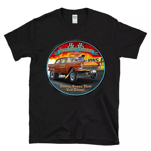 Gasser hot rod car BlackShirt 1
