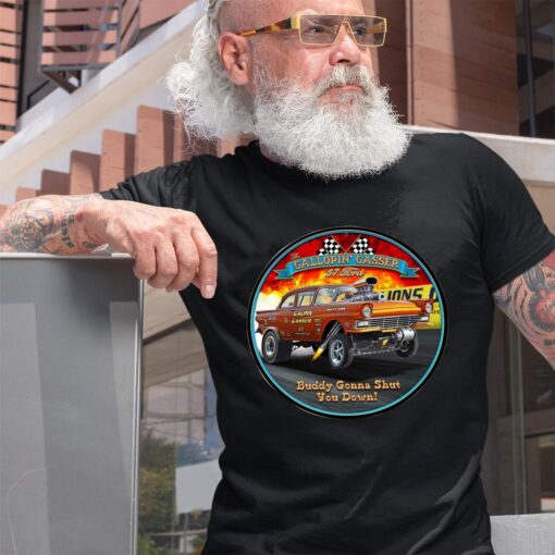 Gasser hot rod car BlackShirt 2