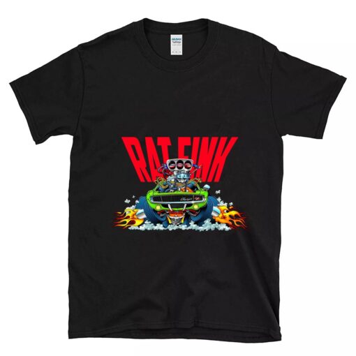 Hot rod car monster BlackShirt 1