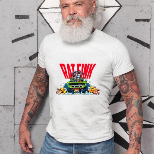 Hot rod car monster WhiteShirt 2