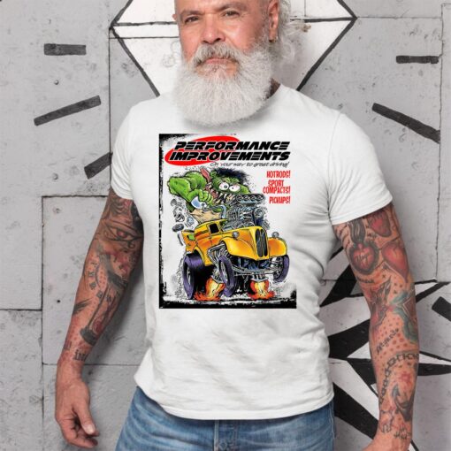 Hot rod monster WhiteShirt 2 1