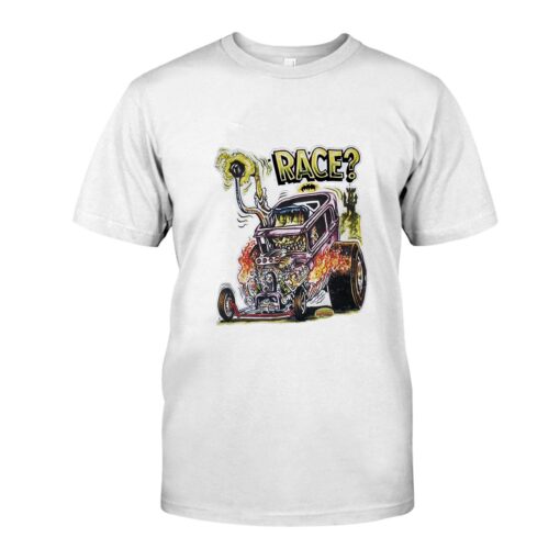 Hot rod monter Race WhiteShirt 1