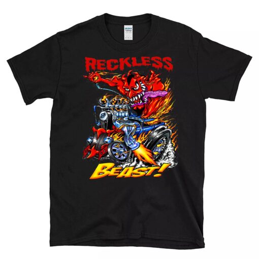 Hot rod reckless beast BlackShirt 1