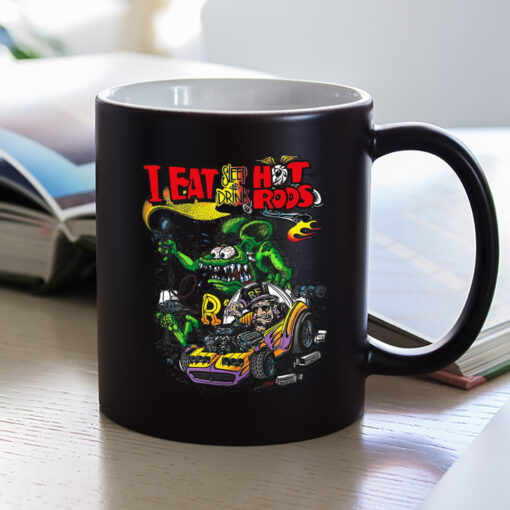 I eat sleep drink with hotrod Mug 1