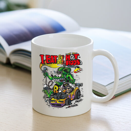 I eat sleep drink with hotrod Mug 3