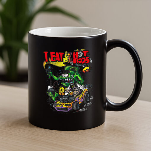 I eat sleep drink with hotrod Mug 4
