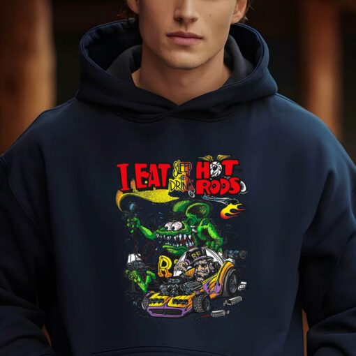 I eat sleep drink with hotrod hoodie 2