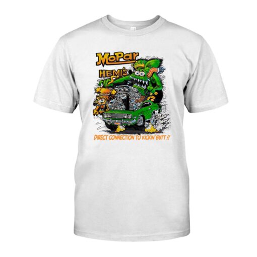 Mopar hemi rat fink WhiteShirt 1 1365742e22