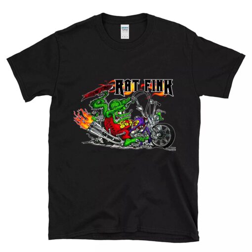Motor Rat fink BlackShirt 1