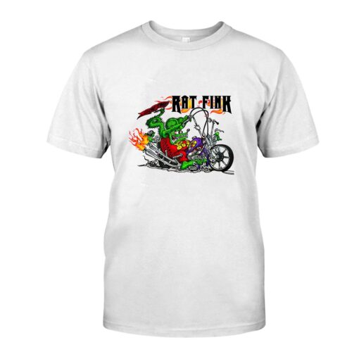 Motor Rat fink WhiteShirt 1