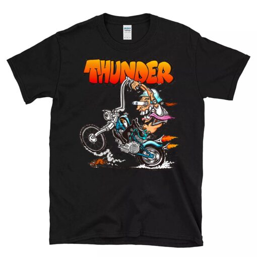 Motorcycle thunder hot rod BlackShirt 1
