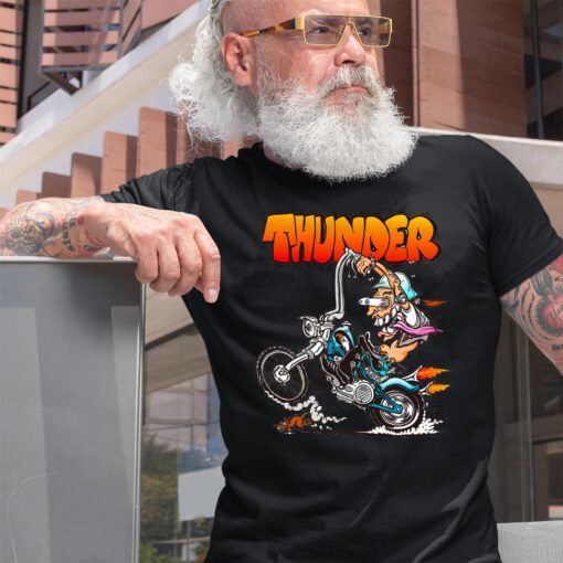 Motorcycle thunder hot rod BlackShirt 2