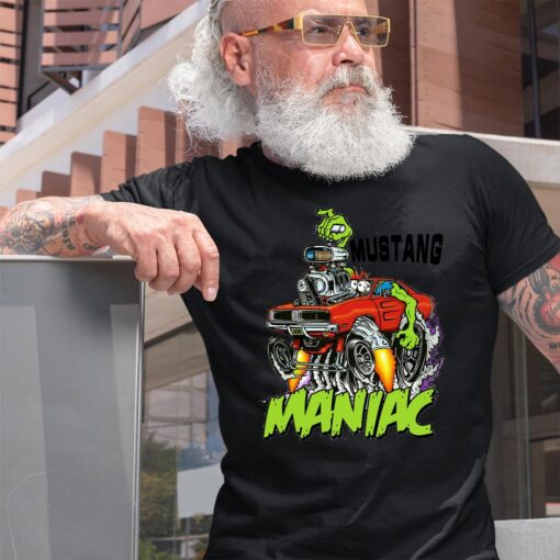 Mustang maniac hot rod BlackShirt 2