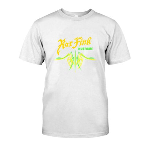 Pinstriping Rat fink kustom WhiteShirt 1 136626fc2f