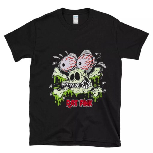 Rat Fink Nitro Bones BlackShirt 1