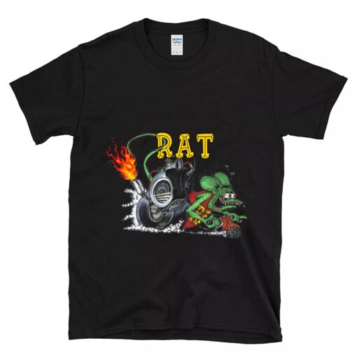 Rat Fink V8 Vandal BlackShirt 1