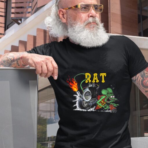 Rat Fink V8 Vandal BlackShirt 2