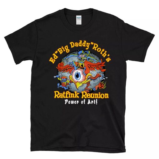 Rat fink Ed roth big daddy hot rod BlackShirt 1 135646d257