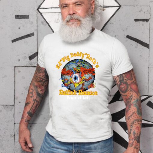 Rat fink Ed roth big daddy hot rod WhiteShirt 2 964291e05 13567812be
