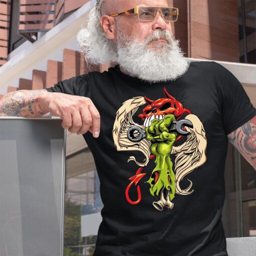 Rat fink arm BlackShirt 2