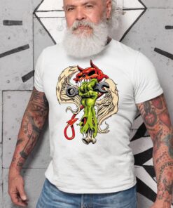 Rat fink arm WhiteShirt 2