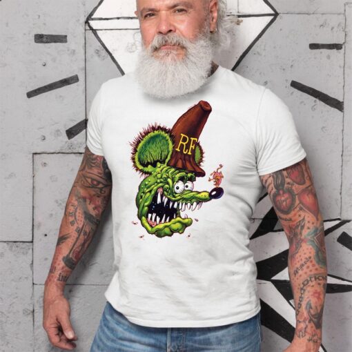 Rat fink hot rod kustom kulture WhiteShirt 2 13673f86dd