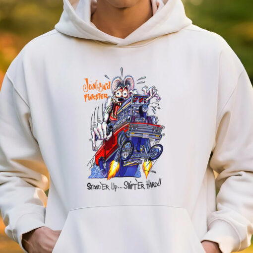 Rat fink junk yard finkster hoodie 3