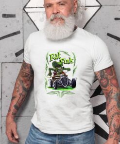 Rat fink with car WhiteShirt 2 710079e0b