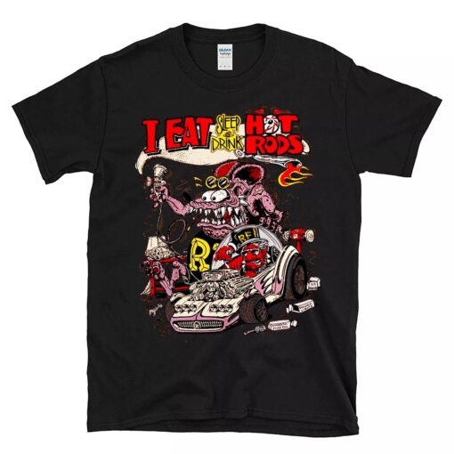 Rat rod rat fink BlackShirt 1