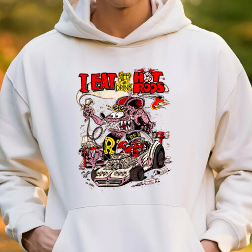 Rat rod rat fink hoodie 3