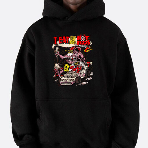 Rat rod rat fink hoodie 5